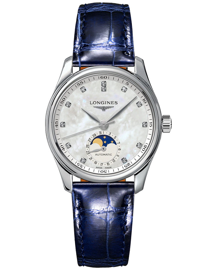 Часы Longines Master Collection L2.409.4.87.0 — женские, перламутровый