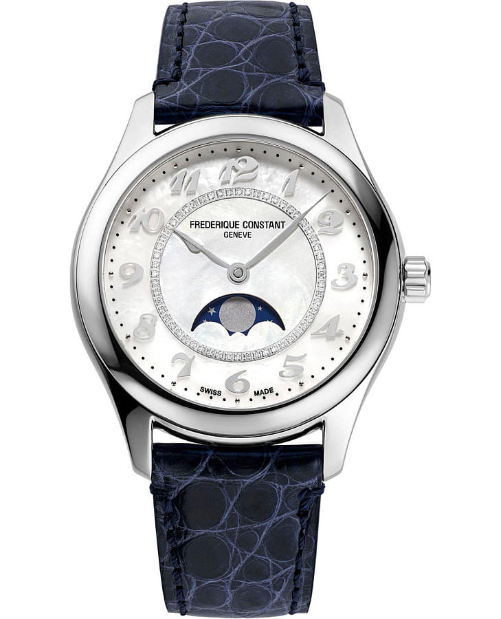 Часы Frederique Constant Classics Elegance Luna FC-331MPWD3B6 — женские, белый