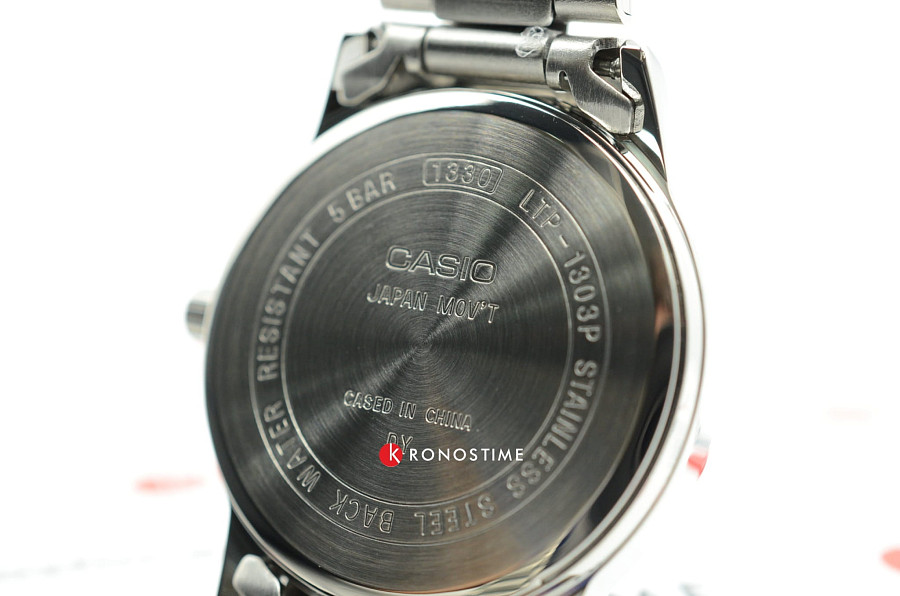 Часы Casio Collection LTP-1303PD-7B — белый, металл латунь