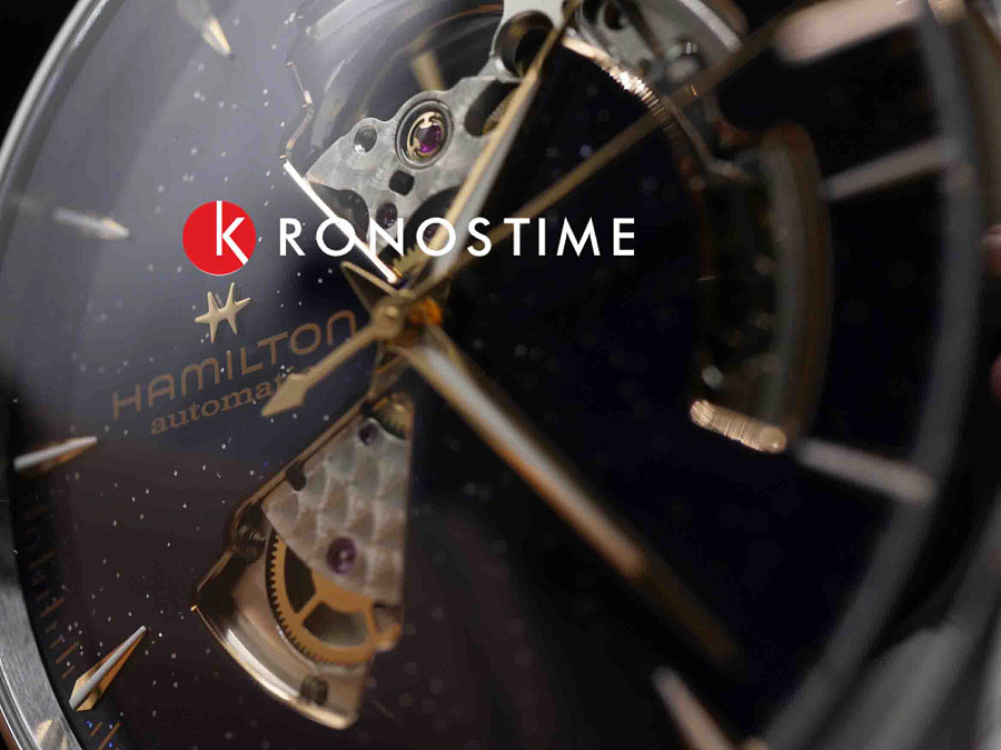 Часы Hamilton Jazzmaster Open Heart Auto H32705140 — мужские, нержавеющая сталь