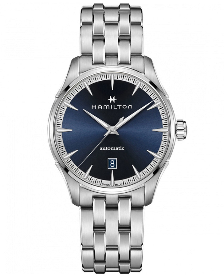 Часы Hamilton Jazzmaster Gent Day Automatic H32475140 — мужские, синий