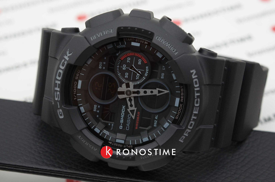 Часы Casio G-Shock GA-140-1A1DR (GA-140-1A1) — мужские, черный
