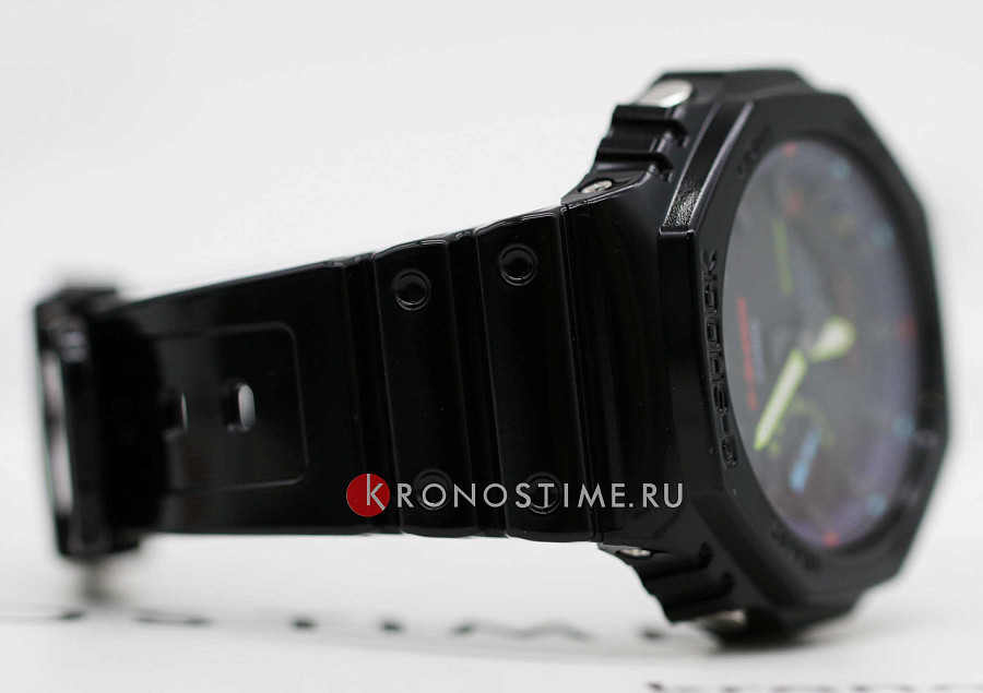Часы Casio G-Shock GA-2100RGB-1ADR (GA-2100RGB-1A) — цветной, электронные