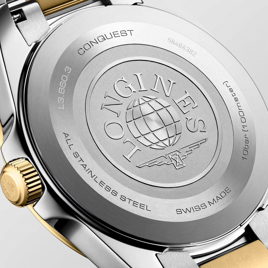 Часы Longines Conquest 41 mm L3.860.3.52.7 — сталь металл, Швейцария