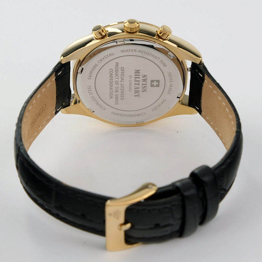 Часы Swiss Military by Chrono SM30207.07 — металл сталь, Швейцария