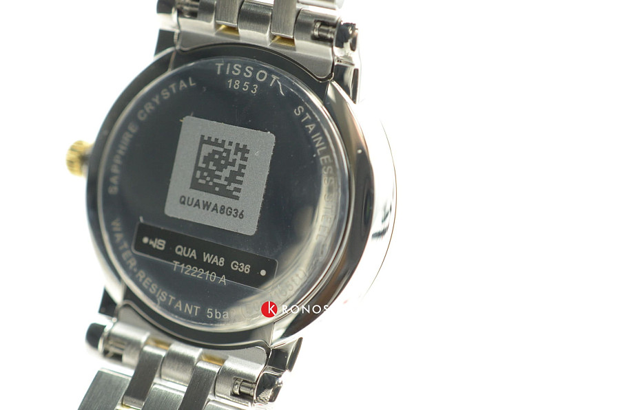 Часы Tissot Carson Premium Lady T122.210.22.033.00 — серебристый, сталь металл