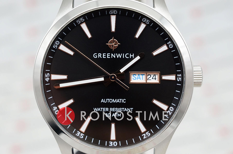 Часы Greenwich Good Luck GW 054.19.30 — сталь металл, Англия