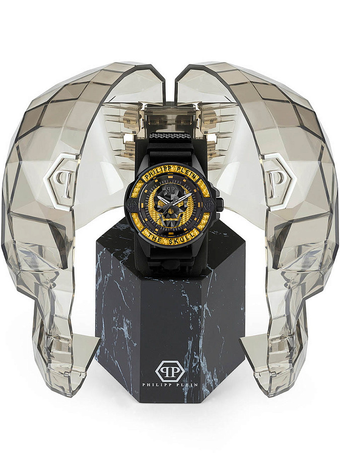 Часы Philipp Plein The Skull Carbon Fiber PWAAA1922 — артикул PWAAA1922