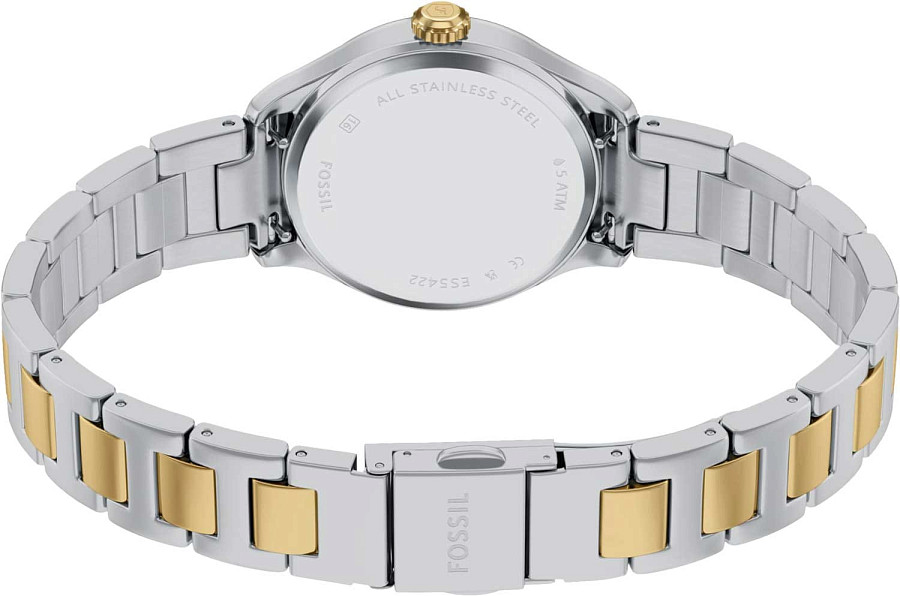 Часы Fossil Gilmore ES5422 — двухцветный, сталь металл