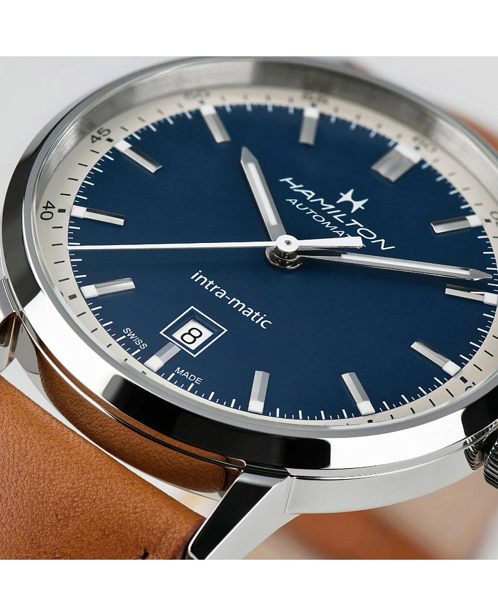 Часы Hamilton American Classic Intra-Matic Auto H38425540 — сталь, Швейцария