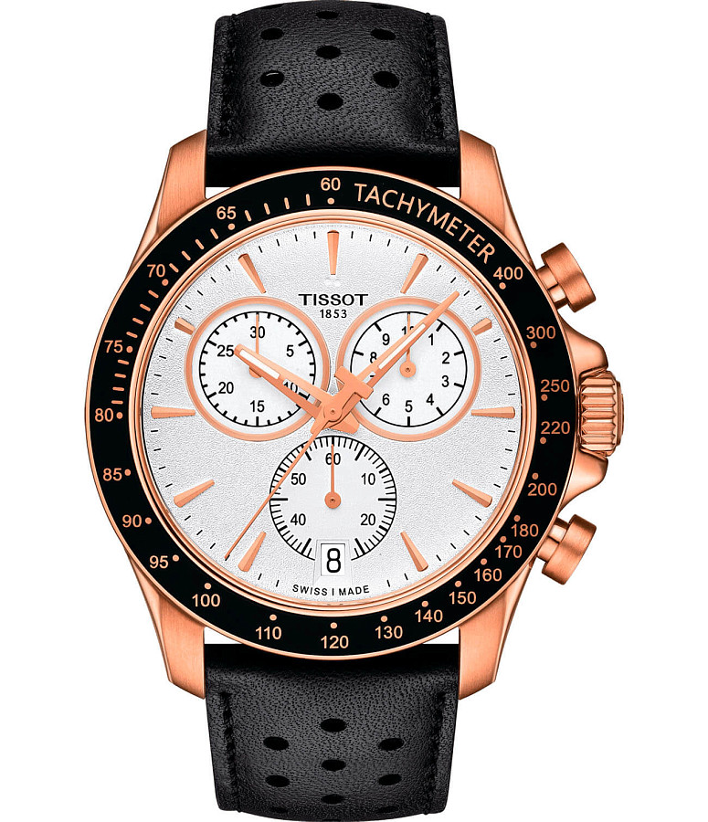 Часы Tissot V8 Quartz Chronograph T106.417.36.031.00 — мужские, белый