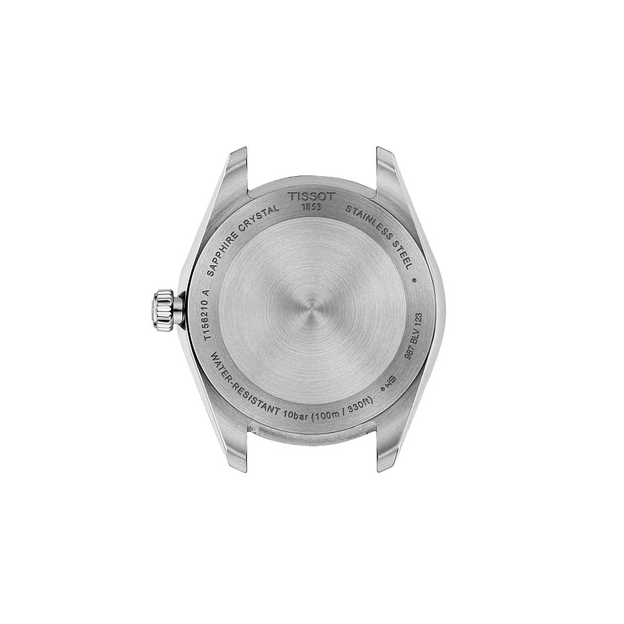 Часы Tissot Ballade 34mm T156.210.11.041.00 — синий, сталь металл
