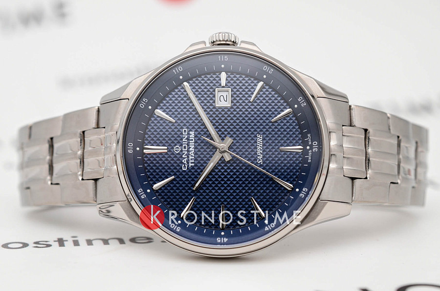 Часы Candino Titanium C4606/B — кварцевые, титан