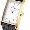 Шведские наручные часы Daniel Wellington Bound Black Crocodile Gold DW00100740, фото 3