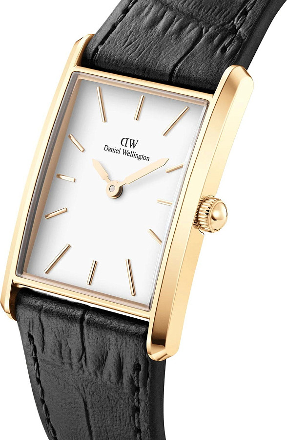 Часы Daniel Wellington Bound Black Crocodile Gold DW00100740 — сталь металл, Швеция