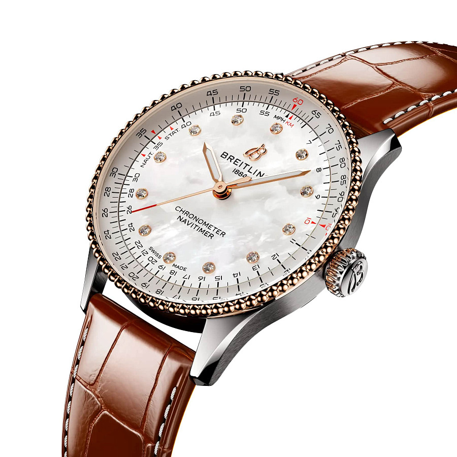 Часы Breitling Navitimer Automatic 36 U17327211A1P1 — механические, сталь металл