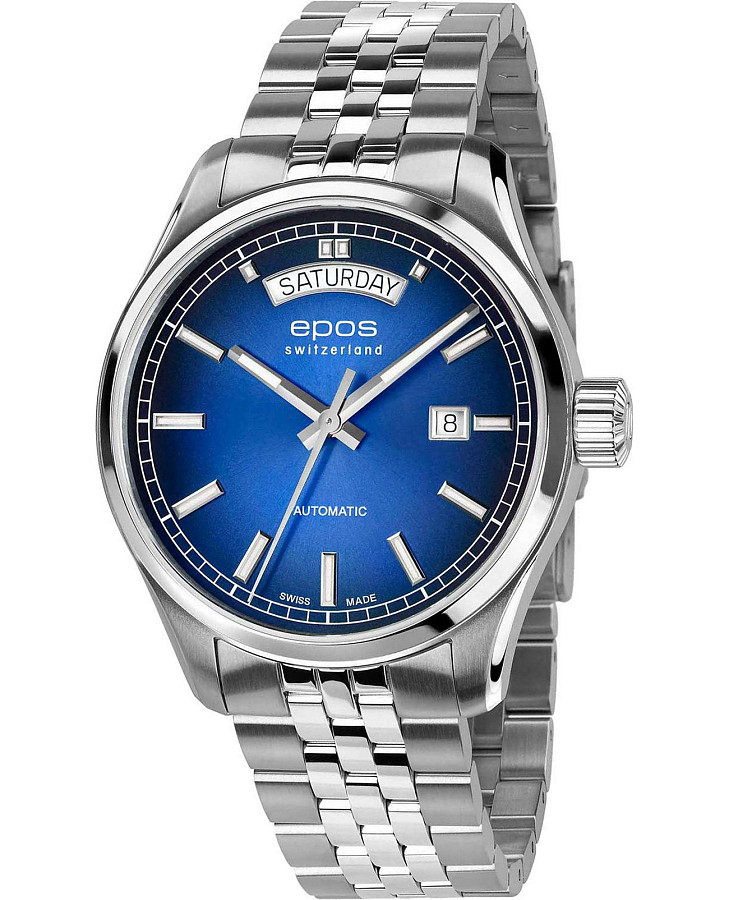 Часы Epos Passion 3501.142.20.96.30 — мужские, синий