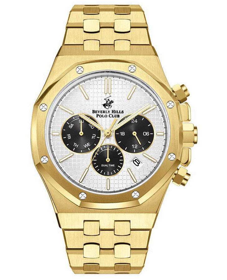 Часы Beverly Hills Polo Club BP3051X.131 — мужские, белый