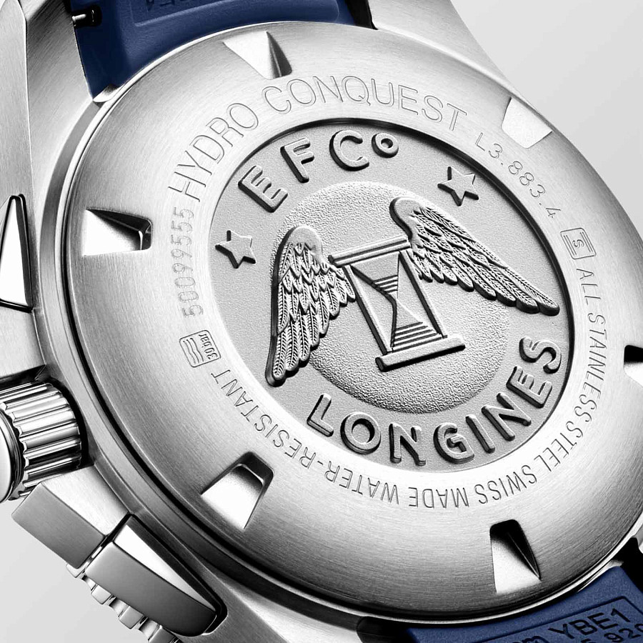 Часы Longines HydroConquest L3.883.4.96.9 — каучук, мужские