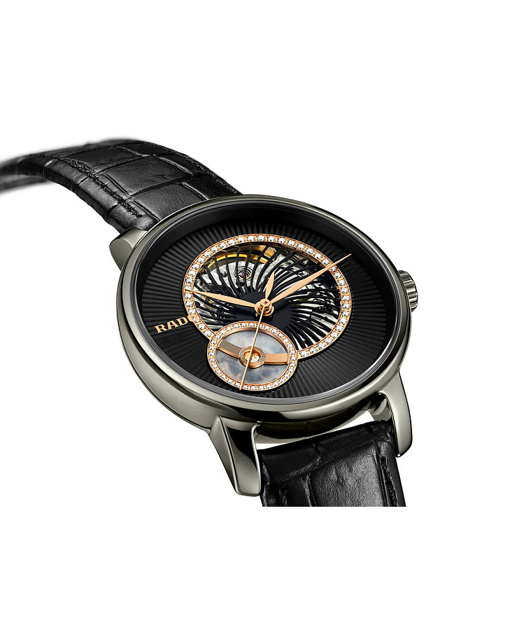 Часы Rado Diamaster Automatic Open Heart R14056955 — кожаный, женские