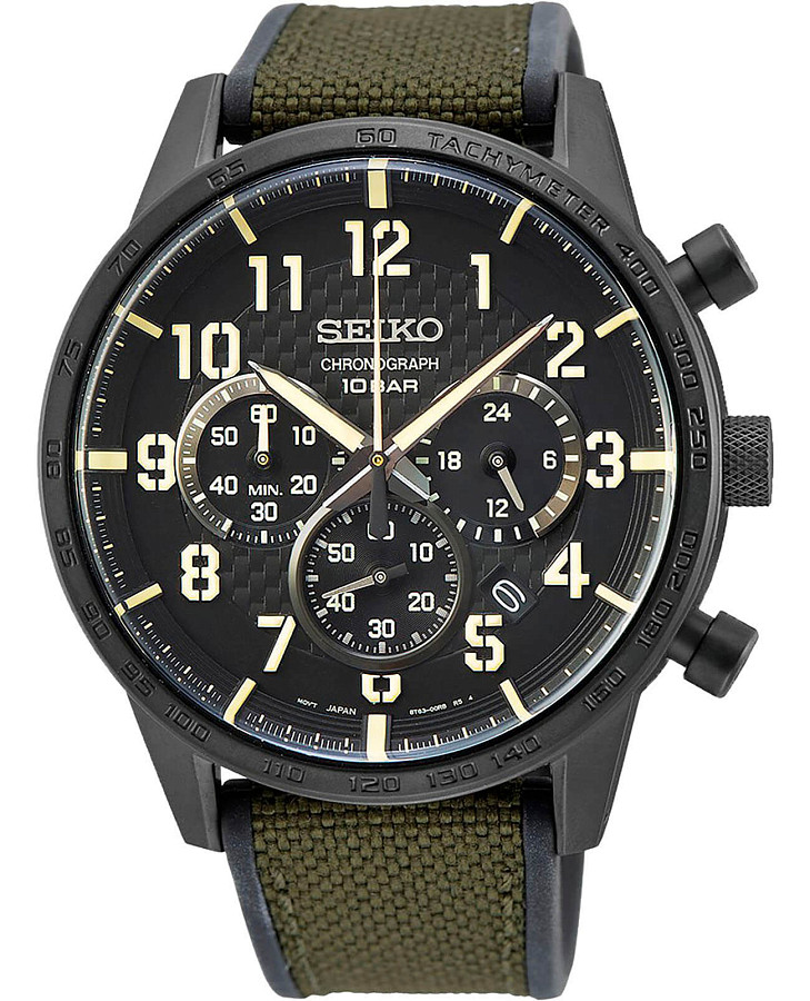 Часы Seiko Conceptual Series Sports SSB369P1 — мужские, черный