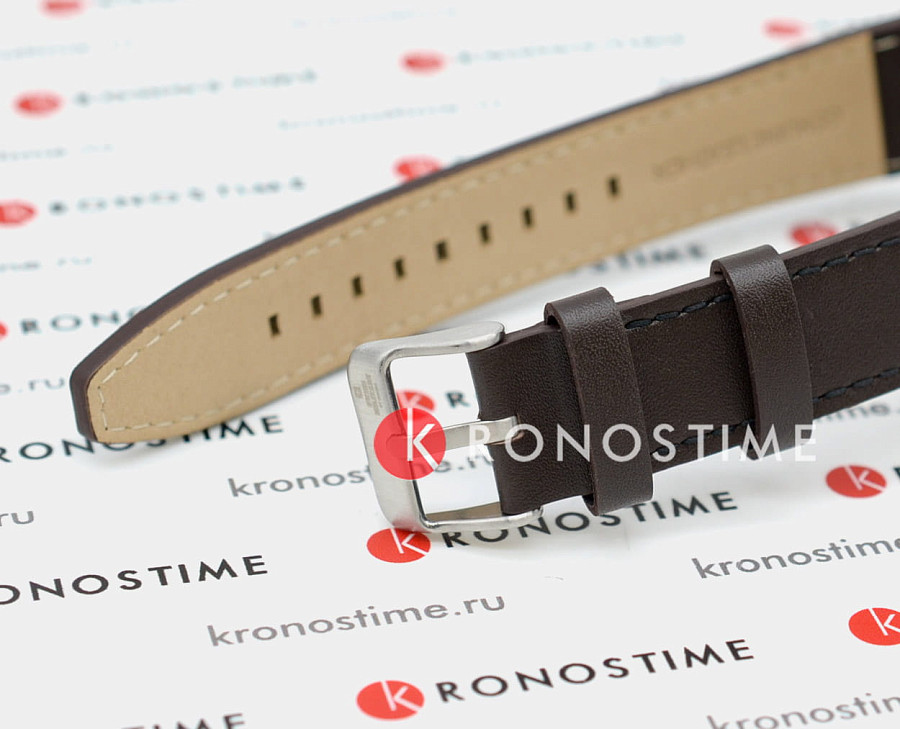 Часы Swiss Military by Chrono Quartz GMT SM34095.04 — мужские, кожаный