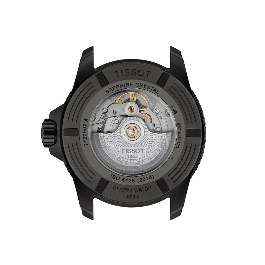 Часы Tissot Seastar 2000 44 mm T120.907.37.041.00 — синий, сталь металл