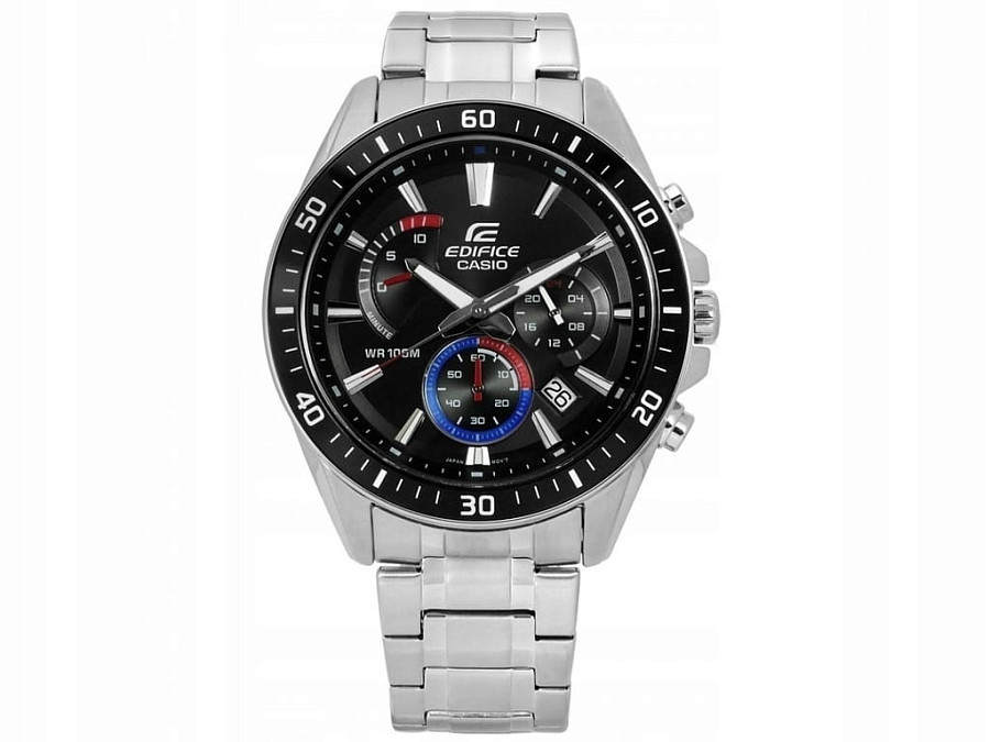 Часы Casio Edifice EFR-552D-1A3VUDF (EFR-552D-1A3) — кварцевые, металл сталь