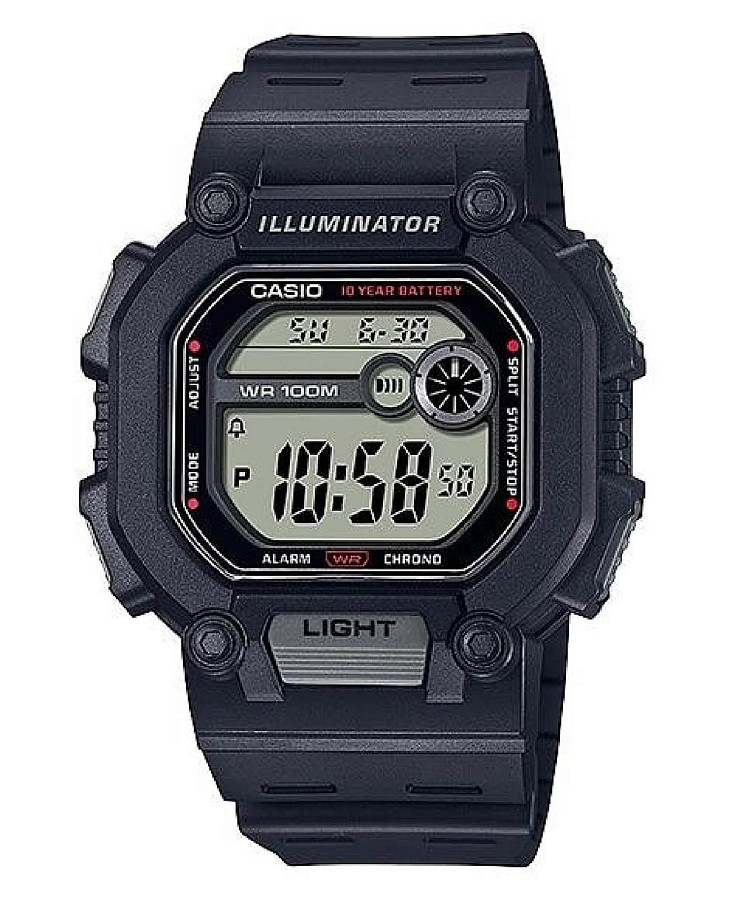 Часы Casio Collection W-737H-1AVDF (W-737H-1A) — мужские, цветной