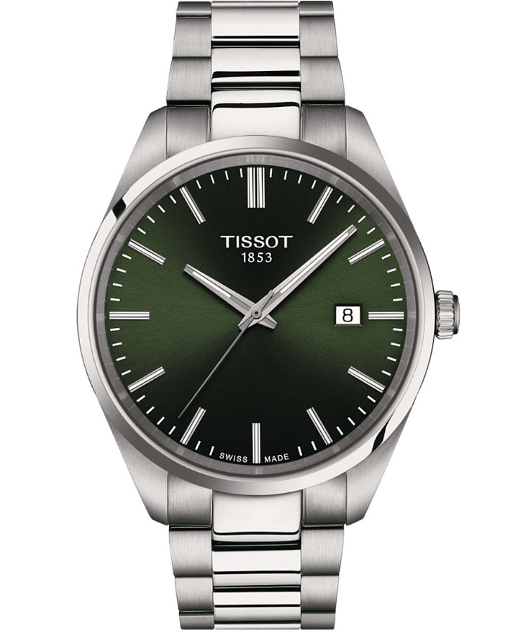 Часы Tissot PR 100 T150.410.11.091.00 — мужские, зеленый