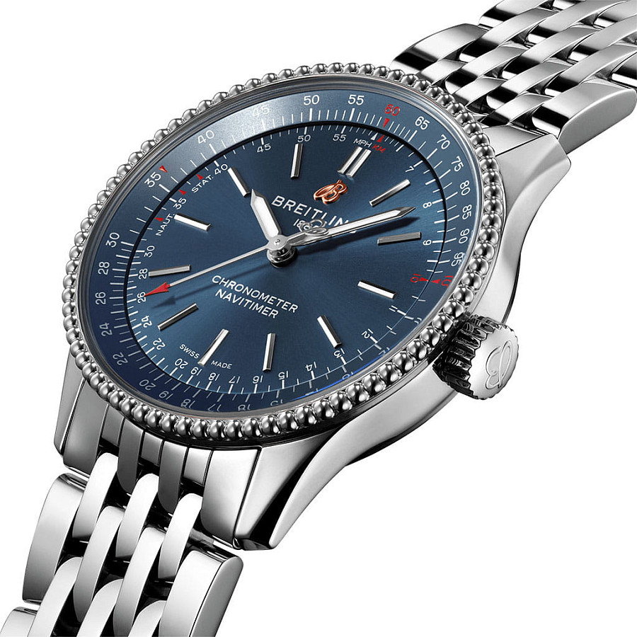 Часы Breitling Navitimer Automatic 35 A17395161C1A1 — механические, металл сталь