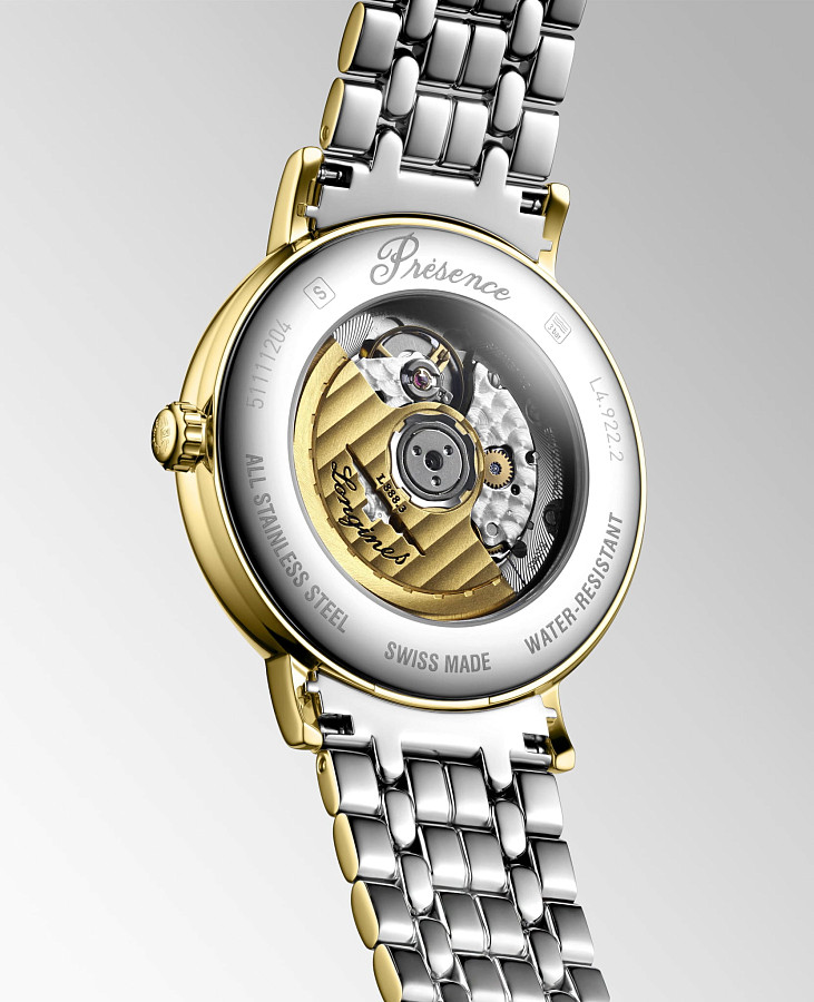 Часы Longines Presence L4.922.2.11.7 — сталь металл, Швейцария