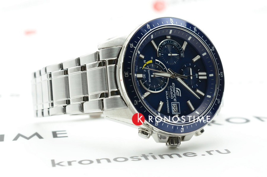 Часы Casio Edifice EFS-S510D-2A — синий, металл сталь