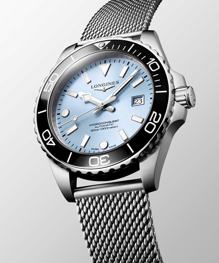 Часы Longines HydroConquest L3.788.4.99.6 — металл сталь, Швейцария