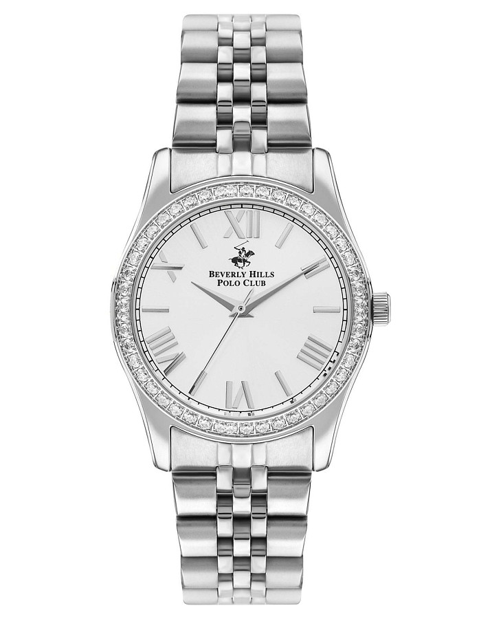 Часы Beverly Hills Polo Club BP3383C.330 — женские, серебристый