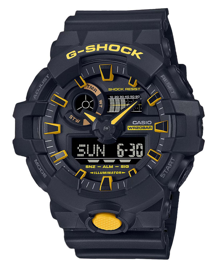Часы Casio G-Shock GA-700CY-1ADR (GA-700CY-1A) — мужские, черный