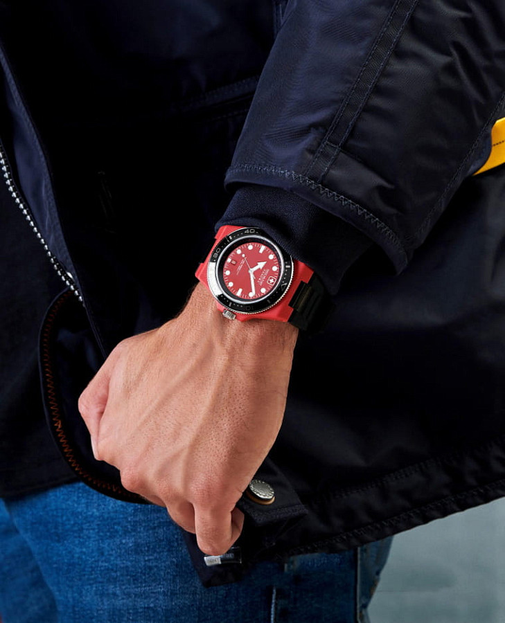 Часы Swiss Military Hanowa Ocean Pioneer SMWGN0001183 — силикон, мужские