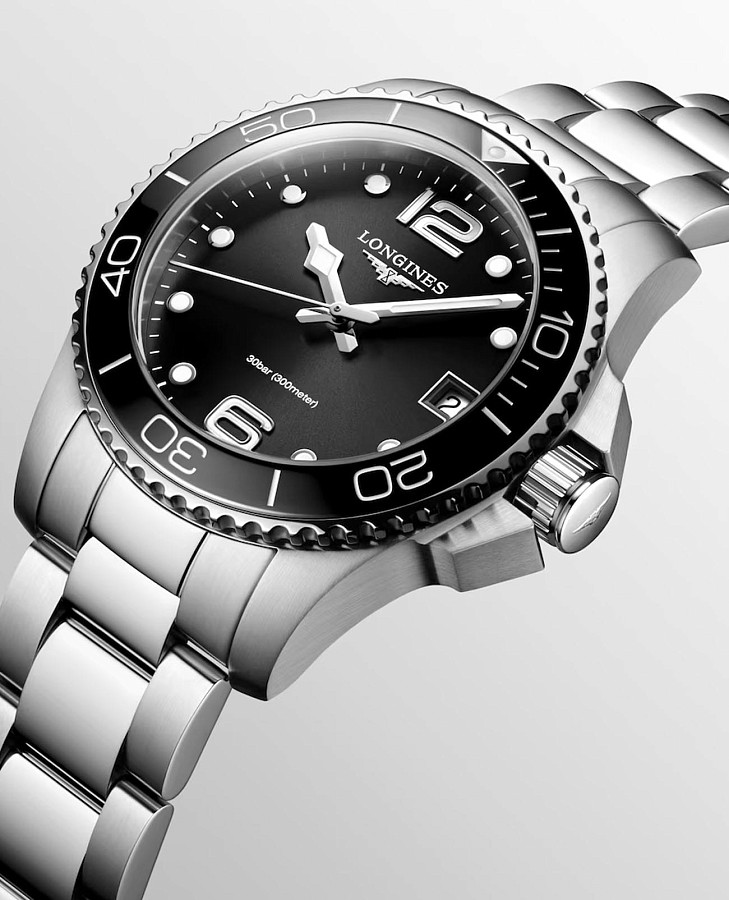 Часы Longines HydroConquest L3.370.4.56.6 — женские, серебристый