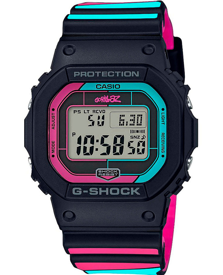 Часы Casio G-Shock x Gorillaz GW-B5600GZ-1 — мужские