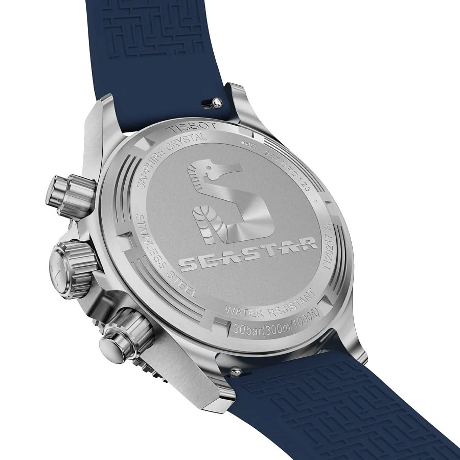 Часы Tissot Seastar 1000 38 mm T120.217.17.041.00 — Швейцария, кварцевые