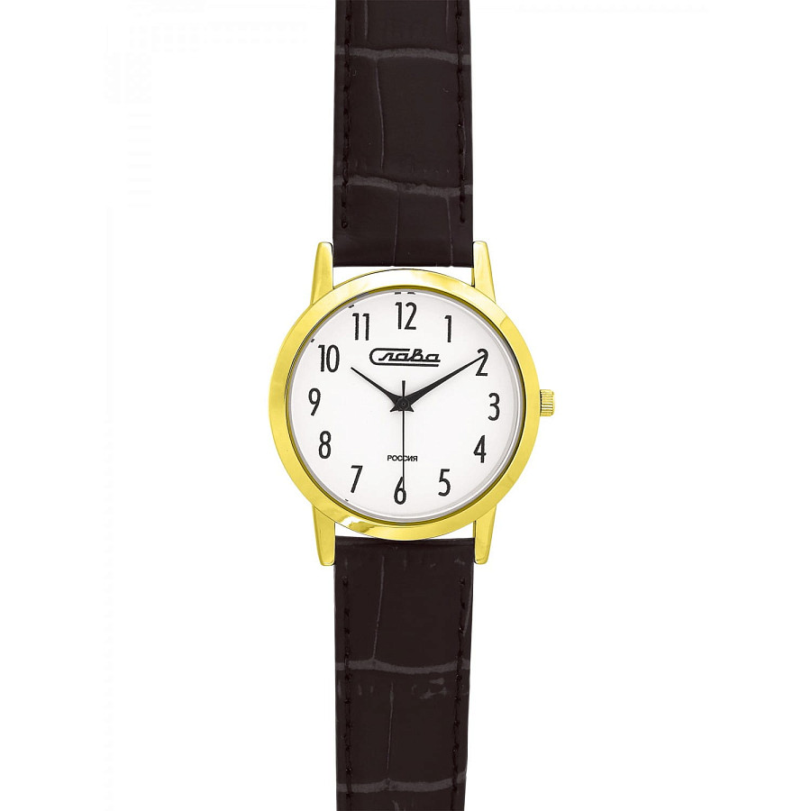 Часы Слава Традиция 1039871/300-GL20 — алюминий, Россия