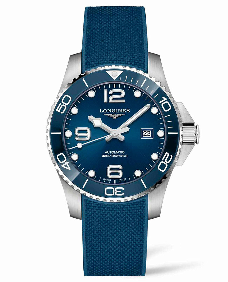 Часы Longines HydroConquest L3.782.4.96.9 — мужские, синий