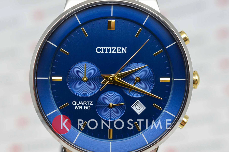 Часы Citizen Chronograph AN8224-51L — сталь металл, Япония