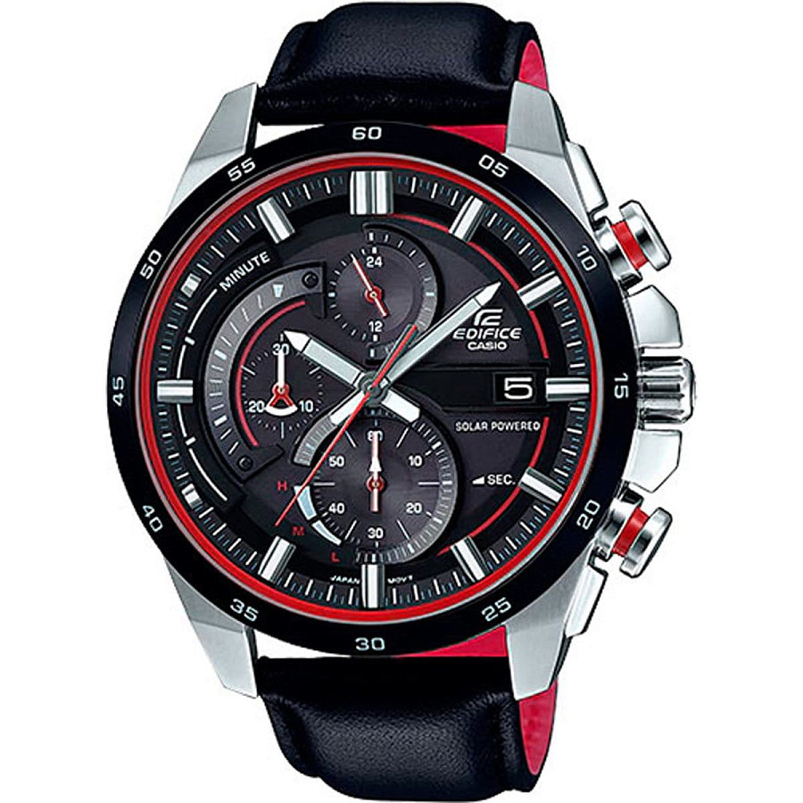 Часы Casio Edifice EQS-600BL-1A — мужские, черный