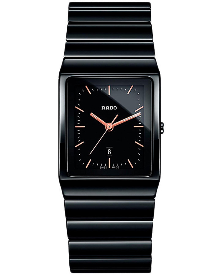 Часы Rado Ceramica R21700162 — мужские, черный