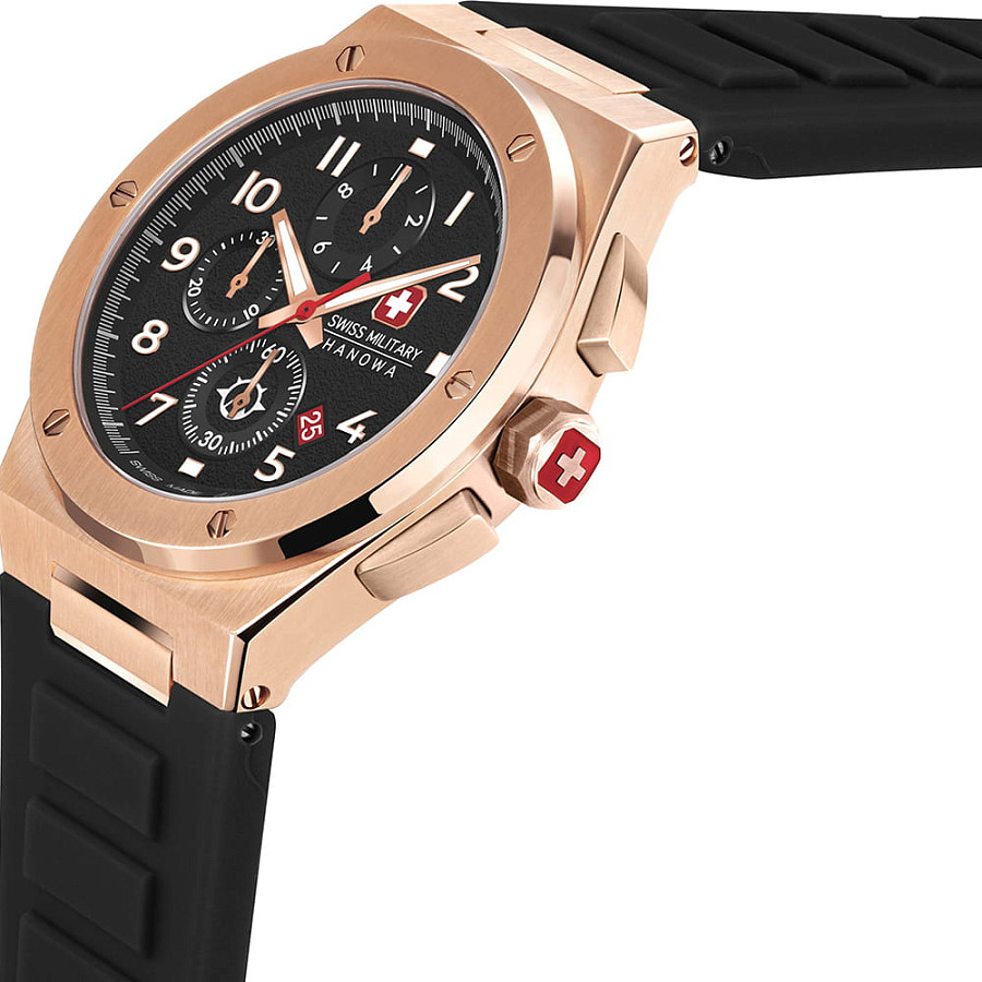 Часы Swiss Military Hanowa Aerograph SMWGO2102010 — кварцевые, металл сталь