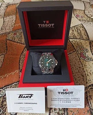 Фото покупателя: Швейцарские механические керамические наручные часы Tissot Seastar 1000 Powermatic 80 T120.407.11.091.01