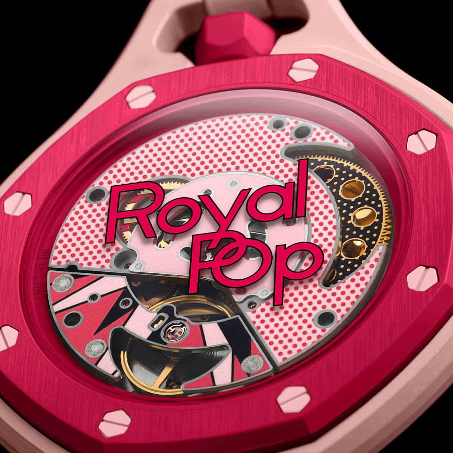 Часы Audemars Piguet x Swatch Royal Pop Otto Rosso SSX03R100N — биокерамика, Швейцария