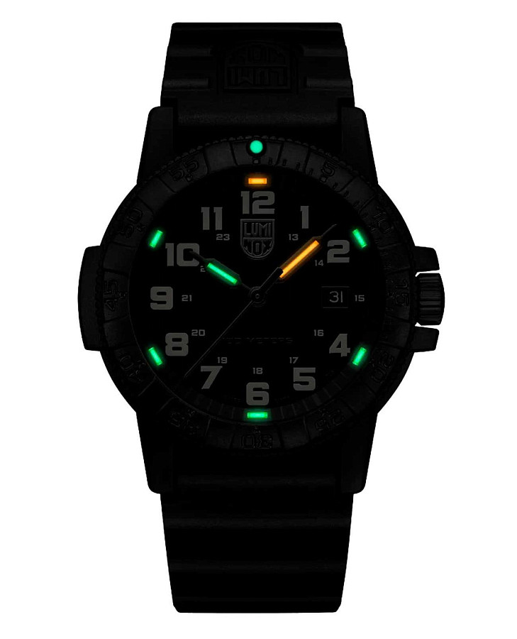 Часы Luminox Leatherback SEA Turtle Giant XS.0330 — черный, кварцевые