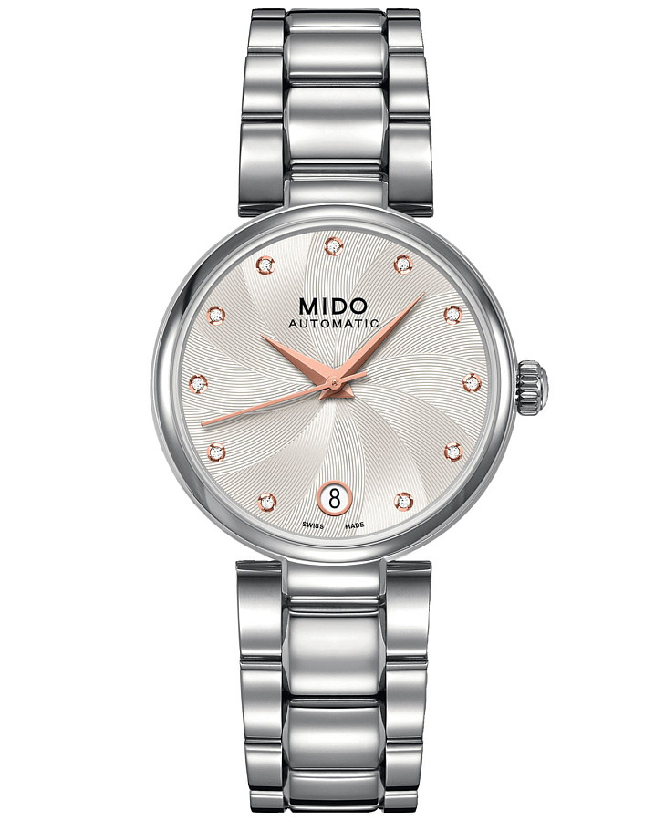 Часы Mido Baroncelli Donna M022.207.11.036.10 — женские, серебристый